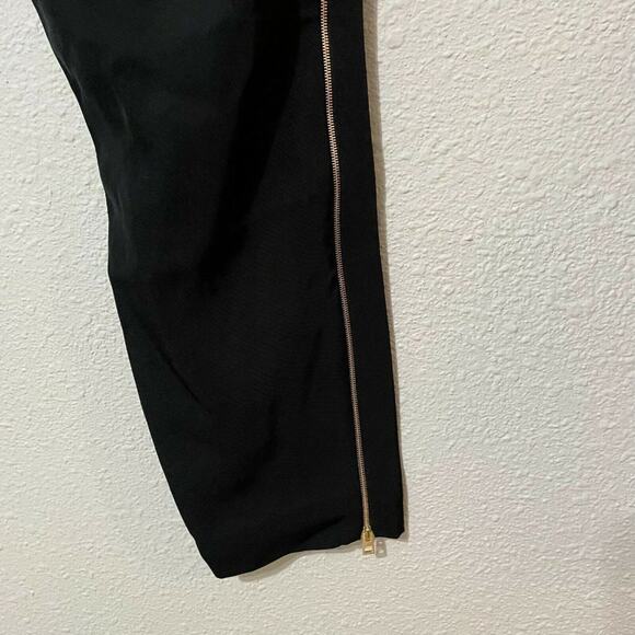 Everlane Womens Black Side Ankle Zip Dark Academia Straight Leg Pants Size 6 - Picture 3 of 6